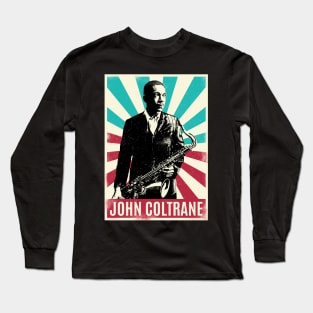 Vintage Retro John Coltrane Long Sleeve T-Shirt